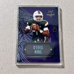 D'erio King Limited Edition Football Card 1/6